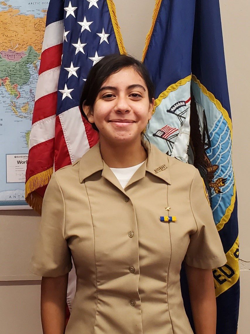 Calexico High School Navy JROTC Cadet of the Week: Eva Luz Morales